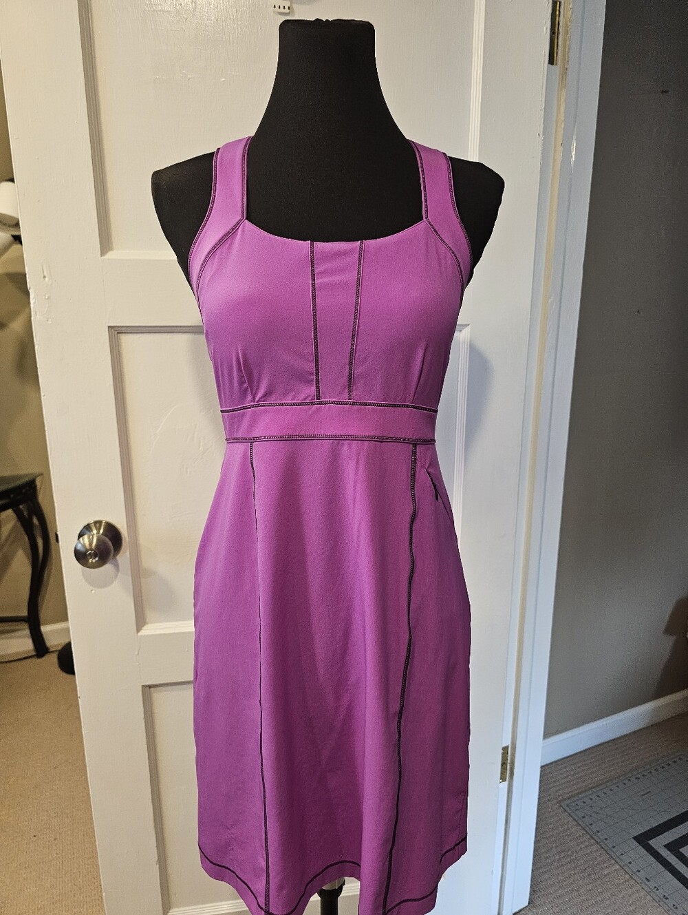 Title Nine Nimblene Trouble Purple Athletic Dress